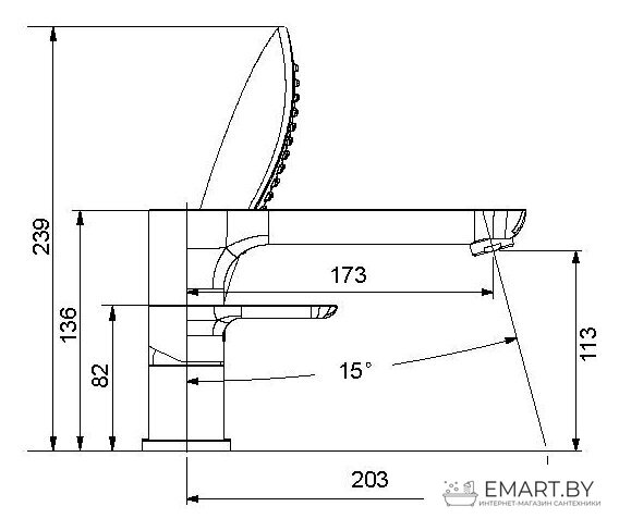 Смеситель Gappo G1148 фото-2