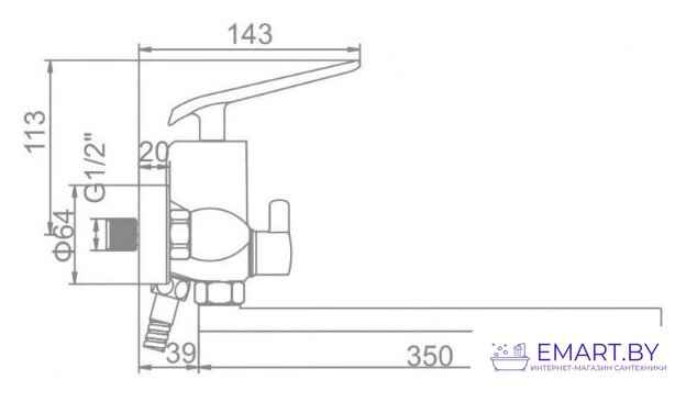 Смеситель Ledeme L2274WR фото-3