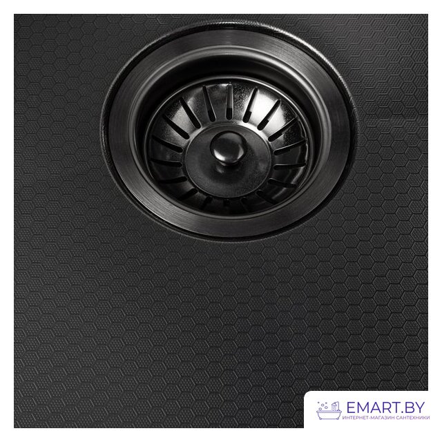 Кухонная мойка ARFEKA ECO AR 680*460 T Black PVD Nano Decor фото-3