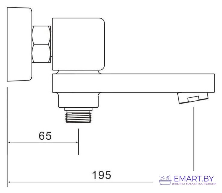 Смеситель Rose R1002H фото-2