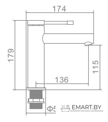 Смеситель Ledeme L1047A фото-5