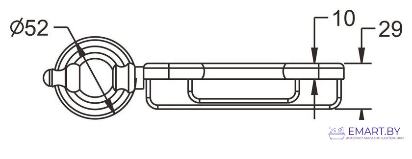 Мыльница Rose RG1104Q фото-2