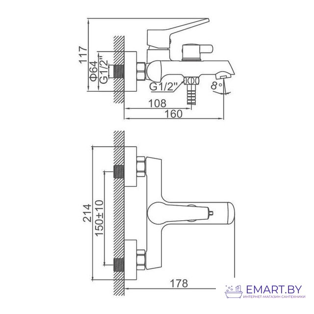 Смеситель Ledeme L3269 фото-2