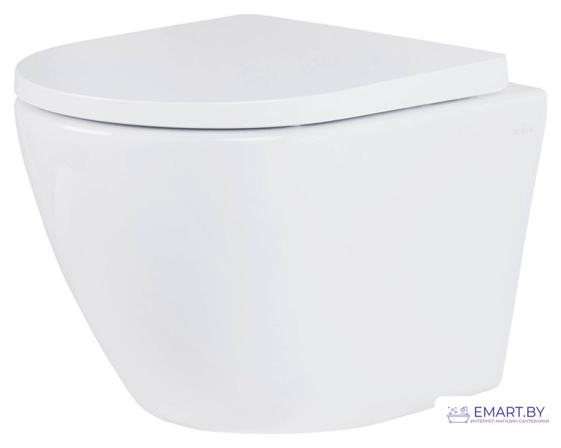 Унитаз подвесной Roxen Antares One Rimless 6 в 1 StounFix Dual Fresh 512989 (кнопка: хром) фото-5