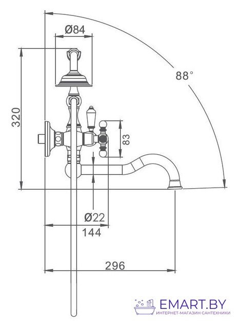 Смеситель Gappo G3289-4 фото-2