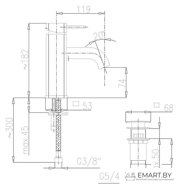 Смеситель Armatura Brylant 4302-811-00 фото-2