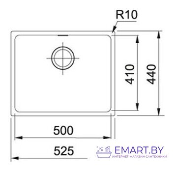 Кухонная мойка Franke Sirius SID 110-50 125.0443.352 (белый) фото-2