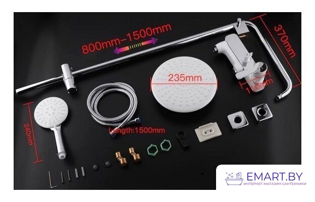 Душевая система  Gappo G2402-8 фото-4