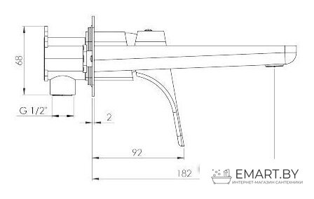 Смеситель Deante Hiacynt BQH 054L фото-2