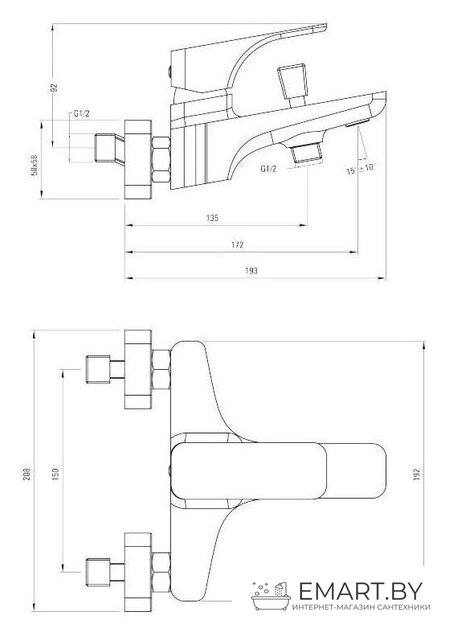 Смеситель Deante Hiacynt BQH N11M фото-3