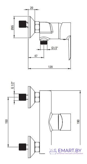 Смеситель Deante Corio BFC 040M фото-2