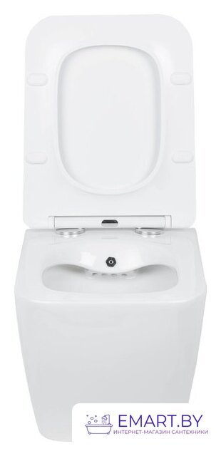 Унитаз подвесной Roxen Cube bidet в комплекте с инсталляцией StounFix Dual Fresh 6 в 1 968095 (кнопка: брашированное золото) фото-5