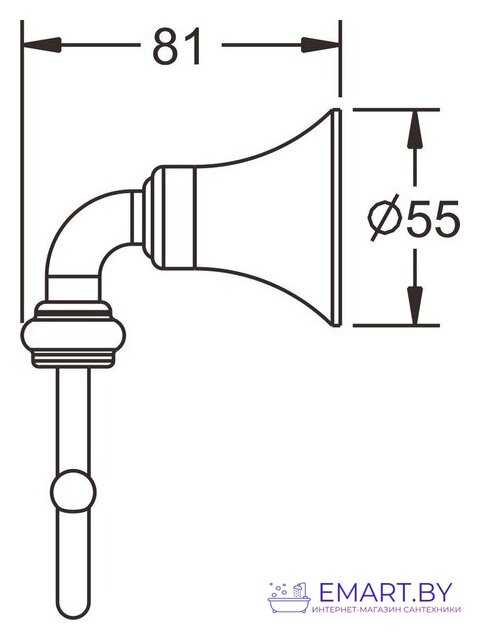 Крючок для ванны Rose RG1221 фото-3