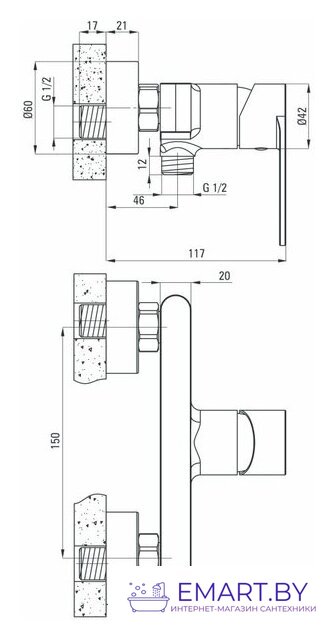 Смеситель Deante Alpinia BGA 040M фото-2