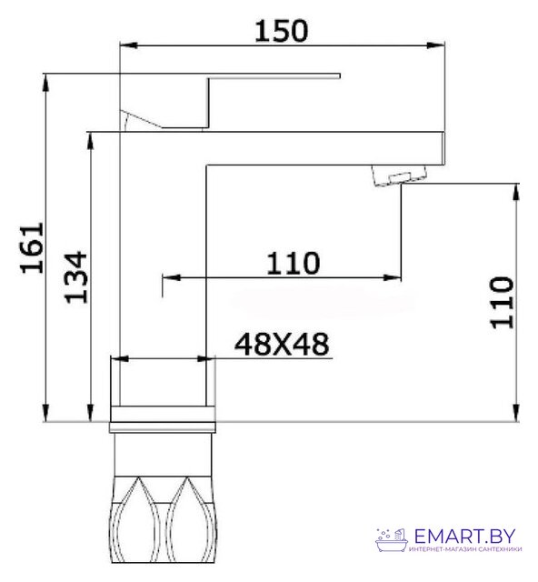 Смеситель Vieir V363511-G фото-2