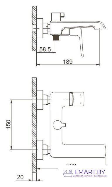 Смеситель Gappo G3250-8 фото-2