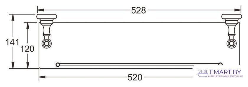 Мебель для ванных комнат Rose RG1119Q фото-2