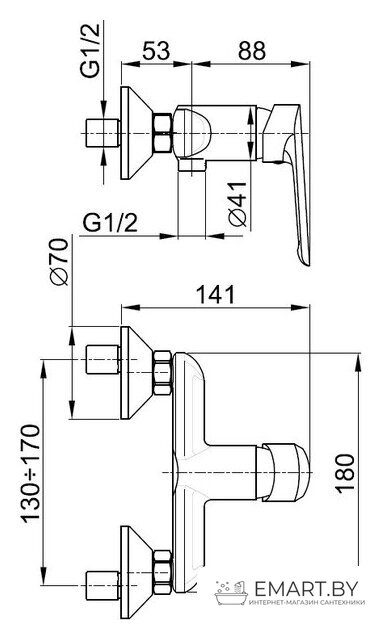 Смеситель Armatura Tanzanit 5026-010-00 фото-2